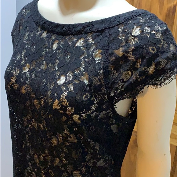 lace dress plus size with sleeves Plus Size Serenity Lace Slit Dress- Ivory 1X / Ivory at Curvy Sense main image 1
